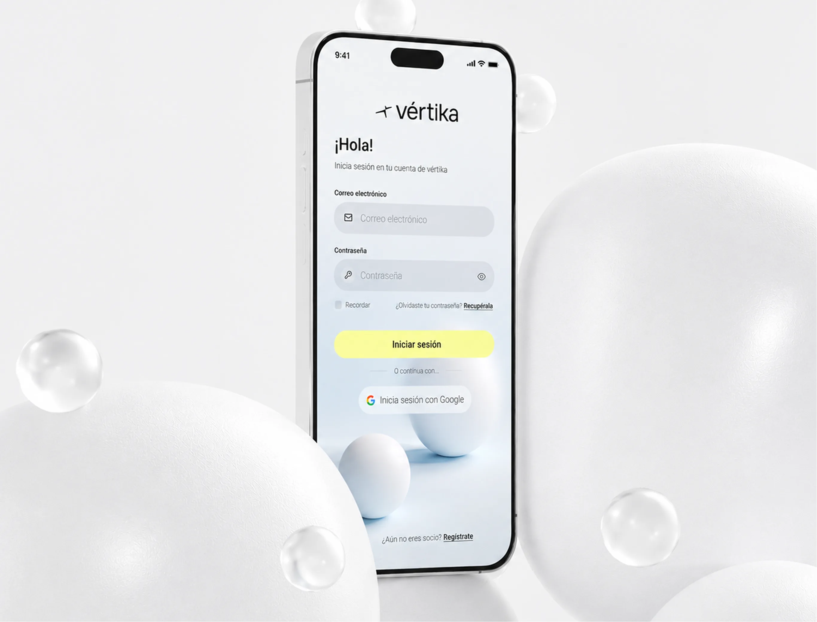 Vértika App Interface